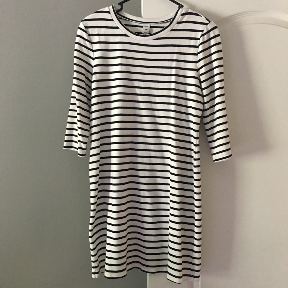 Old Navy Loose Fitting Crew Neck Jersey Tee Dress